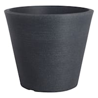 Japi All-Weather Charcoal Grey Linea Low Outdoor Planter, Large