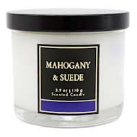 Mahogany & Suede Scented Jar Candle, 3.9oz