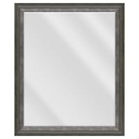 Sable Grey Rectangle Wall Mirror, 19x24
