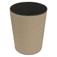 Deco Wrap Wastebasket, Gold Weave