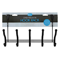5-Hook Over the Door Rack, Bronze