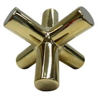 Gold Ceramic Jack Decor, 7"