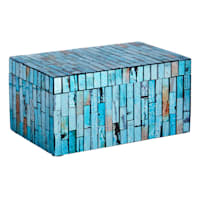 Blue Mosaic Box, 8x5