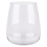 Clear Glass Vase, 7"