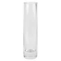 Clear Glass Vase, 8"