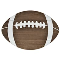 Football Wooden Wall Decor, 16x11