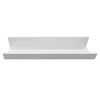 White Wooden Photo Wall Ledge, 24"