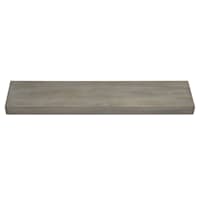 Light Grey Wooden Floating Wall Ledge, 36"