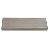 Light Grey Wooden Floating Wall Ledge, 24"