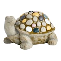 Turtle Outdoor Garden Statue, 8"