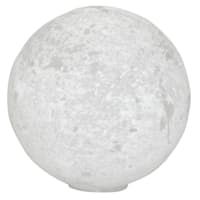 Tulum Frosted White Glass Ball, 4"