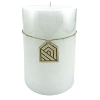 Light Blue Unscented Pillar Candle, 4x6