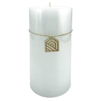 Light Blue Unscented Pillar Candle, 4x8