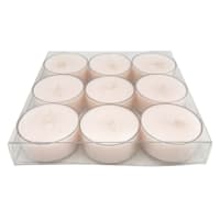 9-Pack Unscented Tealight Candles, Pink