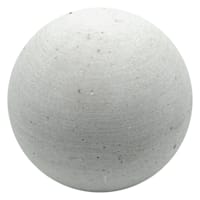 White Cement-Look Sphere, 4"