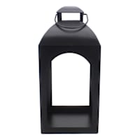 Providence Black Metal Arch Lantern, 17"
