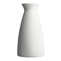 White Ceramic Vase, 12"