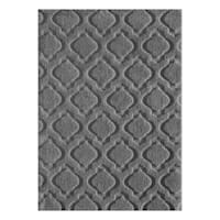 (D458) Jardel Grey Tufted Area Rug with Non-Slip Back, 8x10
