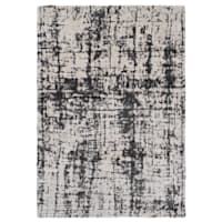(A456) Raymond Ivory & Grey Dense Ultra Soft Area Rug, 8x10