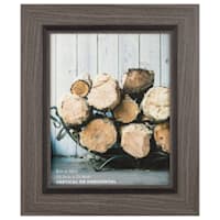 Dark Grey with Black Inner Line Profile Wall Frame, 8X10
