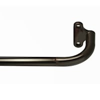 5/8" Bronze Room Darkening Adjustable Curtain Rod, 28-48"