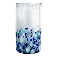 Multicolored Recycled Glass Highball Glass