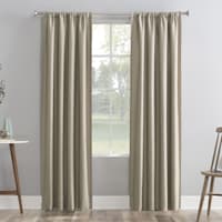 Dune Thermal Lined Rod Pocket Blackout Curtain Panel, 84"
