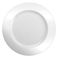 Lillian Table Settings 10-Count Pearl White Plastic Charger Plate, 12"