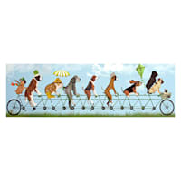 Mutley Crew on Tandem Canvas Wall Art, 32x10