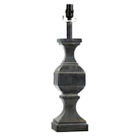 Blue Pillar Medium Table Lamp Base, 22"