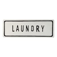 14X5 Metal Laundry Word Sign