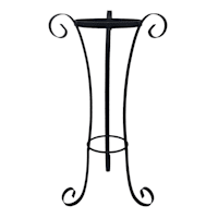 Gazing Ball Garden Stand, 18"