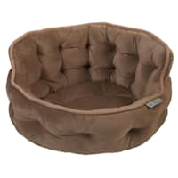 Mini Brown Velvet Pet Cuddler, 18"