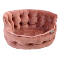 Mini Pink Velvet Pet Cuddler, 18"