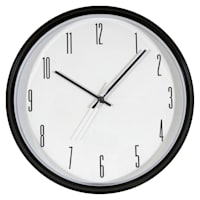 Thin Frame Modern Round Wall Clock, 16"