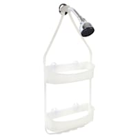White Shower Caddy, 4.3"