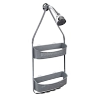 Grey Shower Caddy, 4.3"