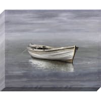When Boats Rest Textured Canvas Wall Art, 16x20