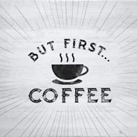 But First...Coffee Canvas Wall Art, 12"