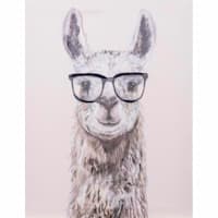 Llama Glasses Canvas Wall Art, 12x16