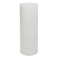 White LED Flameless Pillar Candle, 4x10