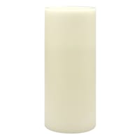 Ivory Wax LED Flameless Pillar Candle, 5x12