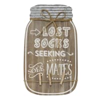 Lost Sock Clothes Pin Wall Art, 9x14