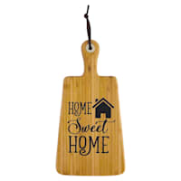 Home Sweet Home Bamboo Wood Serving Board, 11.8"
