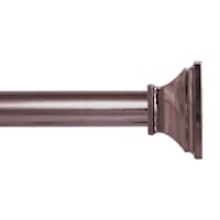 Katrine 1" Bronze Shower Rod, 42-72"