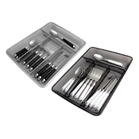 Silver Mesh Cutlery Tray