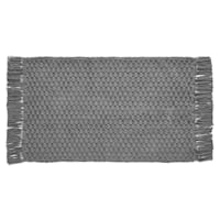 Margot Grey Waffle Knit Woven Accent Rug, 20x34