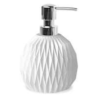 Crosby St. White Wave Soap Dispenser, 6"