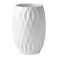 Crosby St. White Wave Bath Tumbler, 4.5"