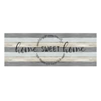 Home Sweet Home Synthetic Kitchen Mat, 20x55